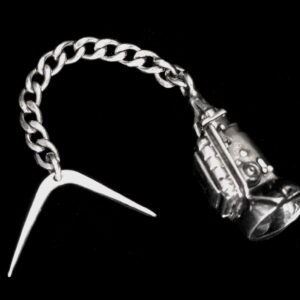 AUTO TRANSMISSION SOLID STERLING SILVER KEY CHAIN