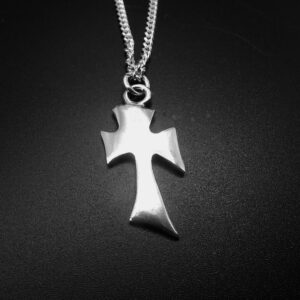 ABSTRACT CROSS-STERLING SILVER