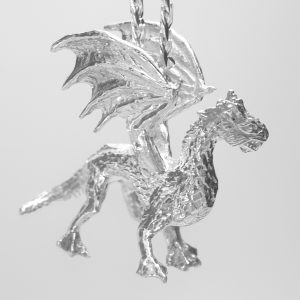 DRAGON PENDANT-STERLING SILVER