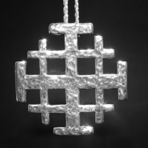 JERUSALEM CROSS-STERLING SILVER
