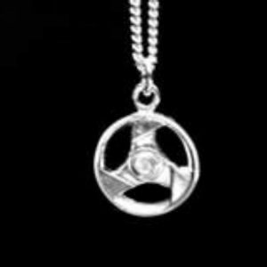 VIPER 3 SPOKE MAG WHEEL W/ SS 18 INCH STERLING SILVER PENDANT (92.5) 