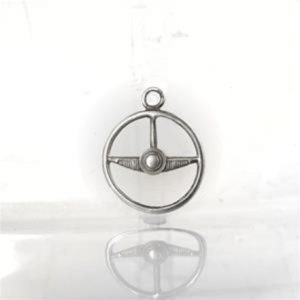 STEERING WHEEL-STERLING SILVER CHARM
