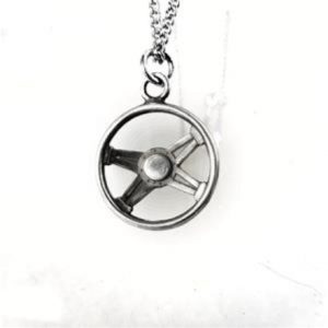 STEERING WHEEL STERLING SILVER (92.5) PENDANT
