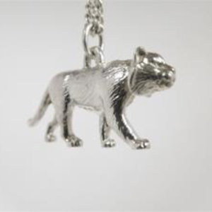 TIGER PENDANT-STERLING SILVER