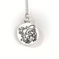 AQUARIUS PENDANT-STERLING SILVER-