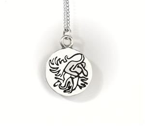 AQUARIUS PENDANT-STERLING SILVER-