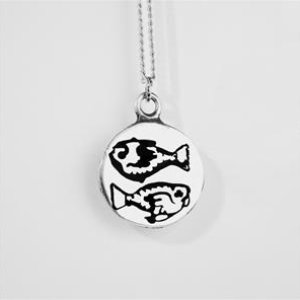 PISCES PENDANT-STERLING SILVER