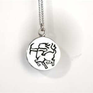 SAGITTARIUS PENDANT-STERLING SILVER