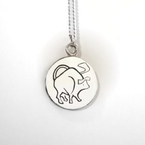 TAURUS PENDANT-STERLING SILVER