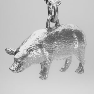 PIG PENDANT-STERLING SILVER