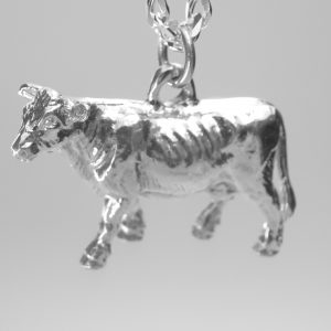 COW PENDANT-STERLING SILVER