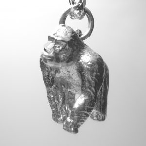 GORILLA PENDANT-STERLING SILVER