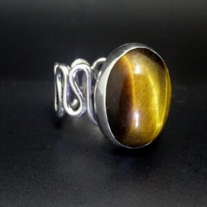 CABOCHON GOLDEN TIGER'S EYE STONE
