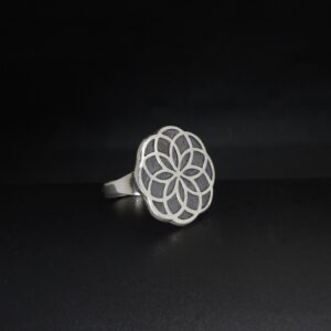 PIN WHEEL RING-STERLING SILVER